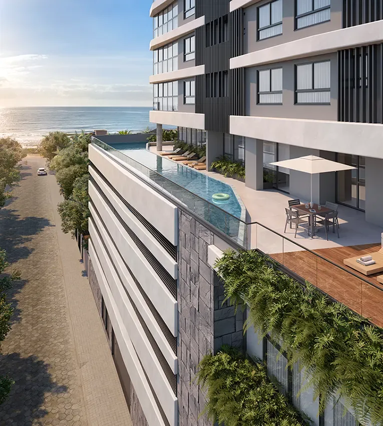 PLAZA BEACH RESIDENCE — fachada